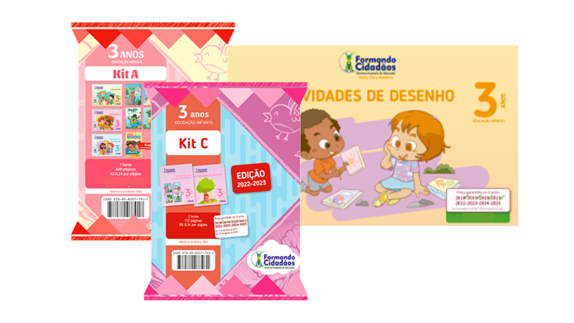 FORMANDO CIDADÃOS KIT COMPLETO – A, B e C 3 ANOS