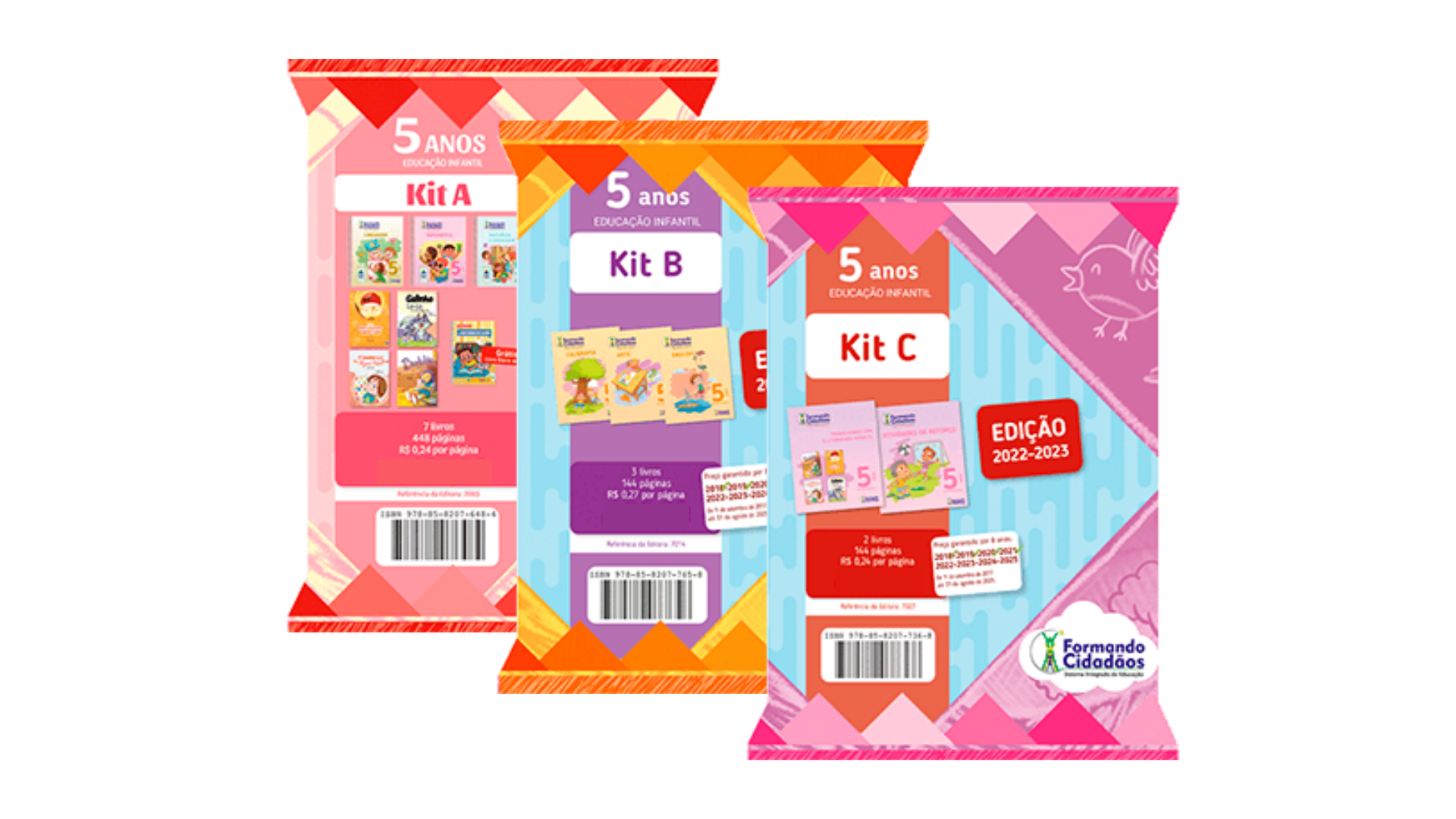 FORMANDO CIDADÃOS KIT COMPLETO – A, B e C 5 ANOS